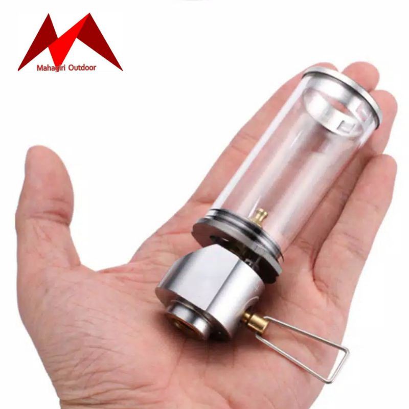 BRS-55 lampu lentera gas camping mancing BRS55 portable lantern lamp