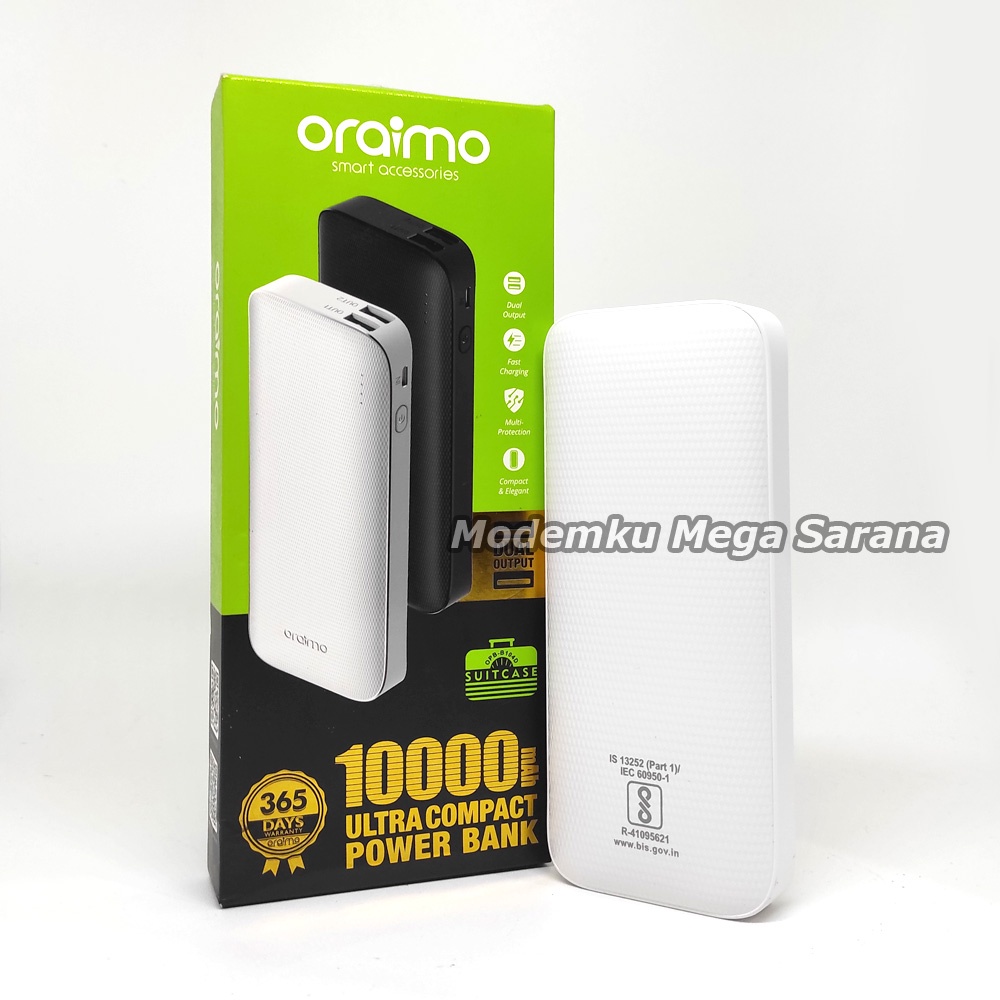 Powerbank ORAIMO OPB-B104D 10.000 mAh Power Bank