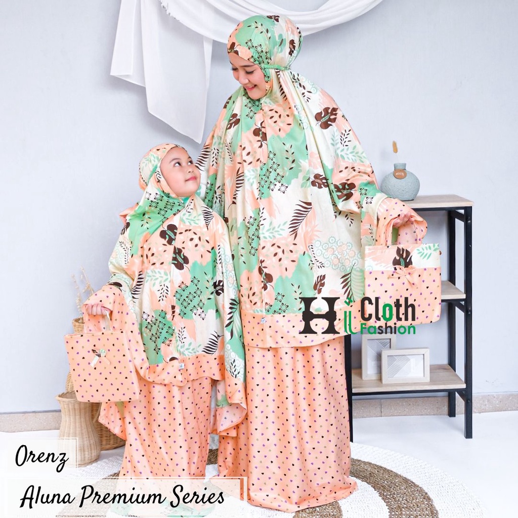 mukena bisa couple premium ibu dan anak | mukena dewasa shabby