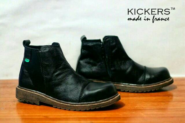 SALE 50%. ! KICKERS BRV SAFETY BOOT KULIT