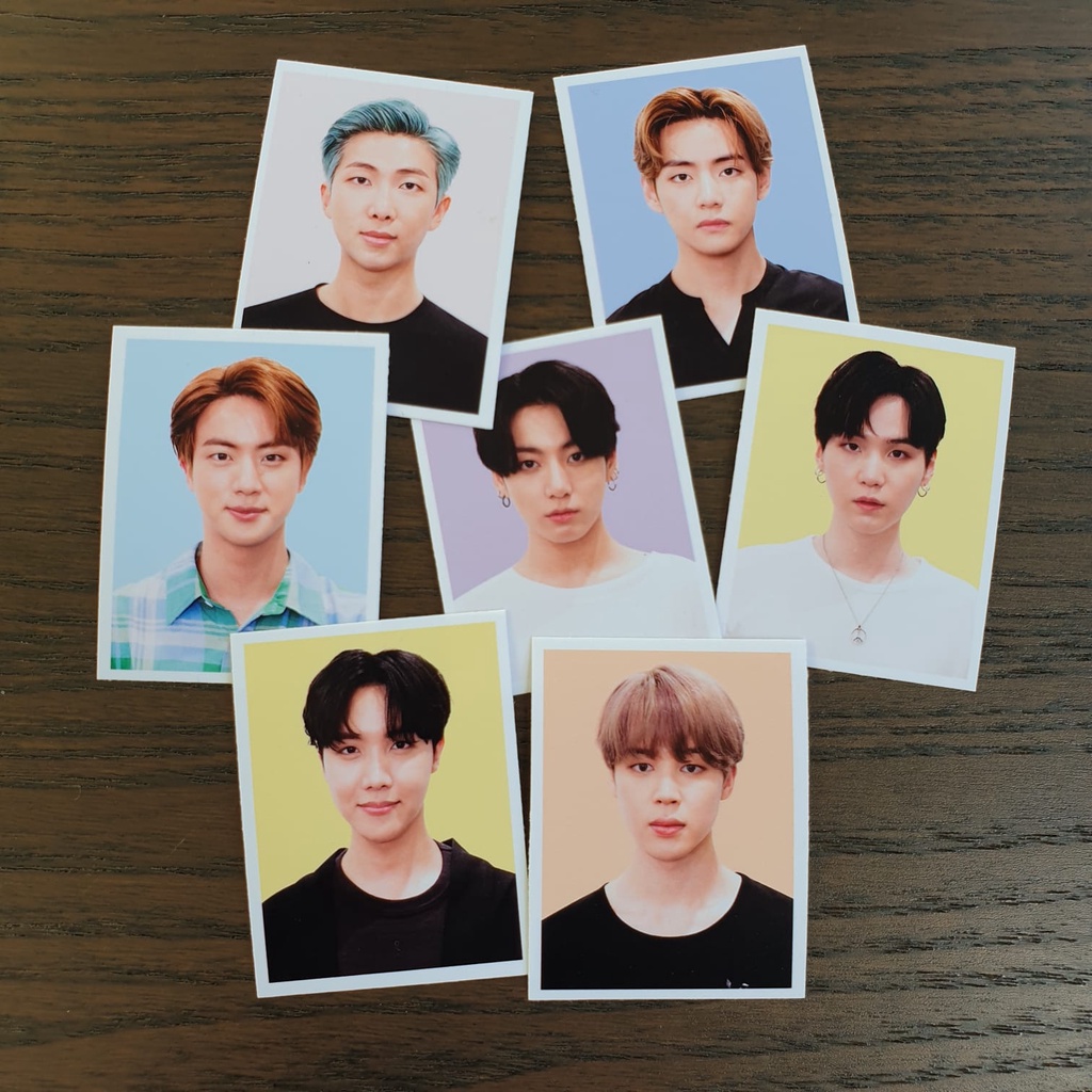 BTS id photo pastel pas foto bangtan ukuran 3x4 cm idp001