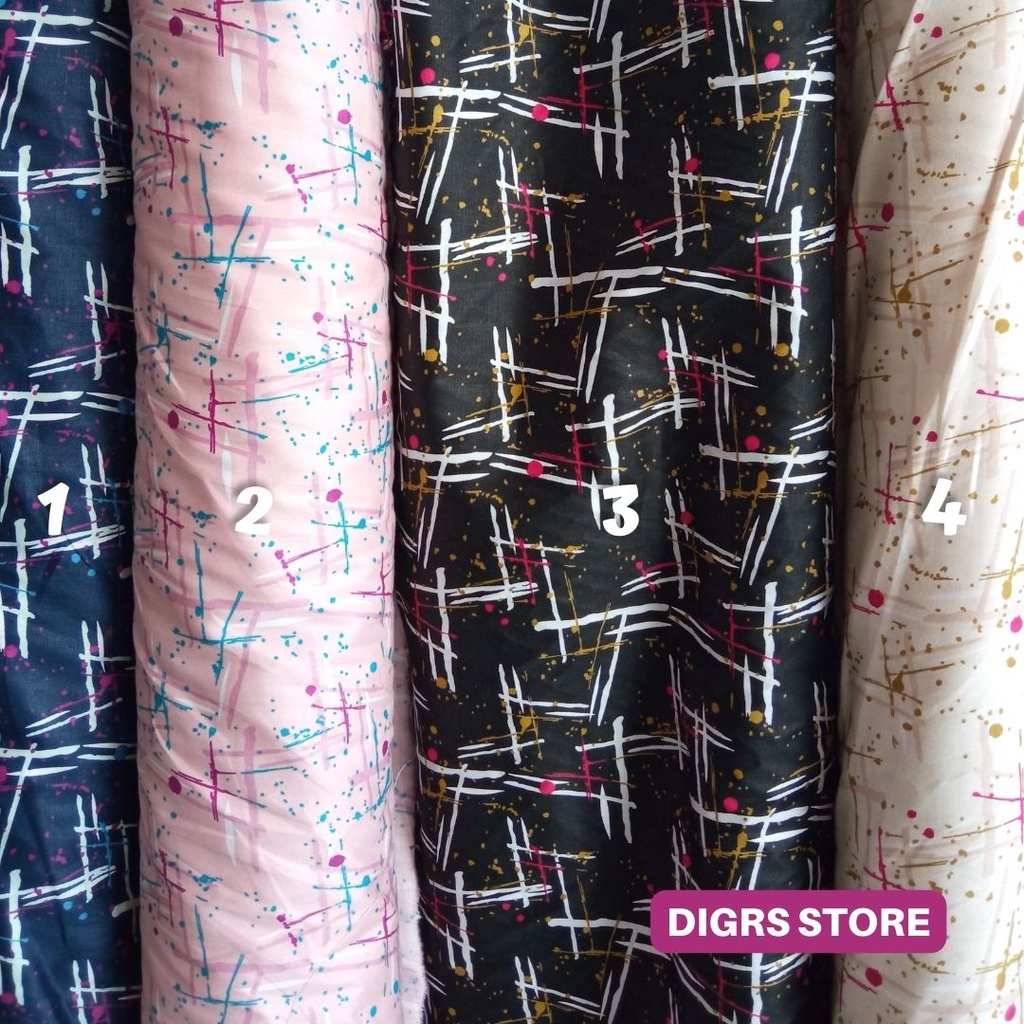 KAIN KATUN JEPANG MOTIF TOKAI SENKO / JAPAN DESIGN / KAIN MOTIF ABSTRAK / KAIN KATUN JEPANG ABSTRAK 