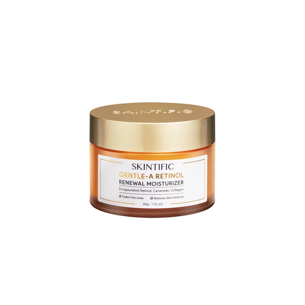 SKINTIFIC - 5X Ceramide Barrier Repair Moisturize Gel Moisturizer 30gr &amp; 6gr / Moisturizing SKINTIFIC - RETINOL MOISTURIZER SKINTIFIC