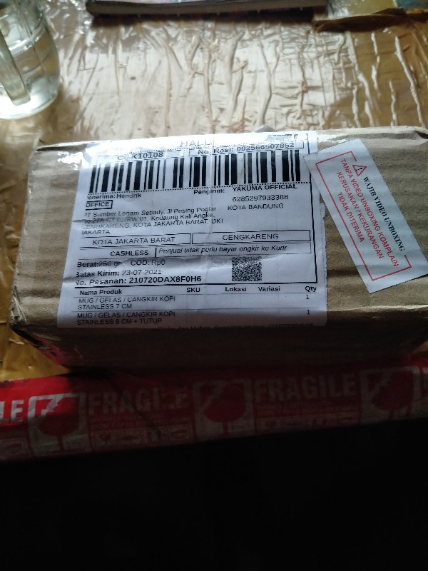 Mug / Gelas / Cangkir Kopi Stainless 7 Cm