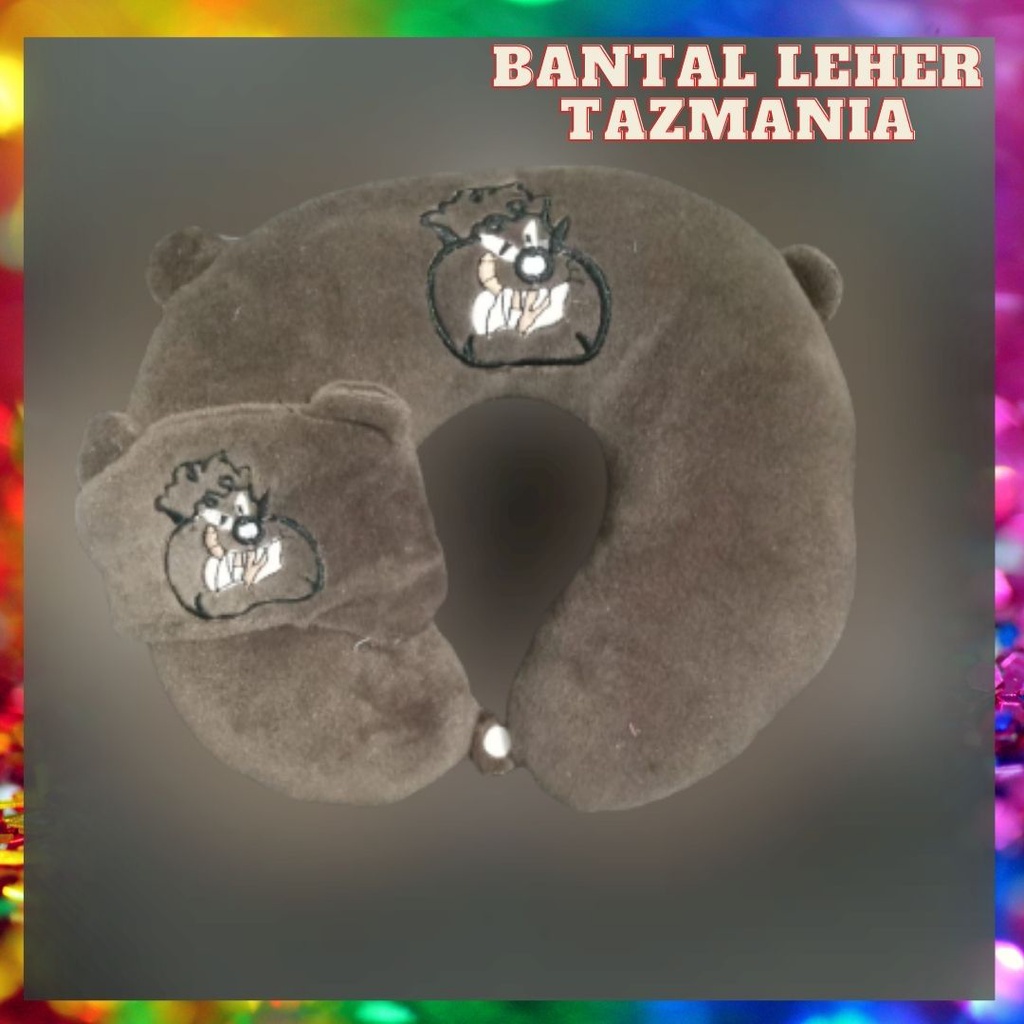 Bantal leher ber sni free penutup mata lucu dan cantik banget