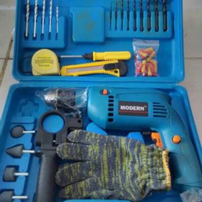 mesin bor  listrik 13mm MODERN 2130B 2130 impact drill alat  