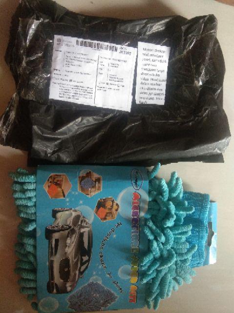 Sarung Tangan Cendol Microfiber Murah Lap Cendol Mikrofiber Lembut Halus Murah 1 Sisi