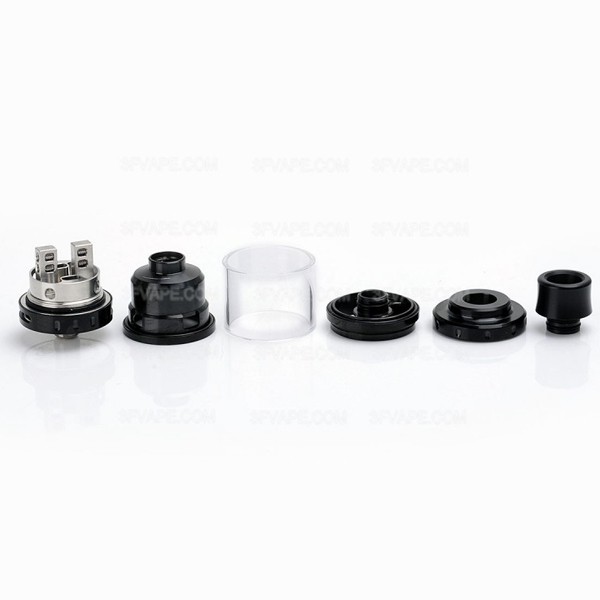 Augvape Merlin Mini 24 RTA Atomizer - BLACK [Clone]