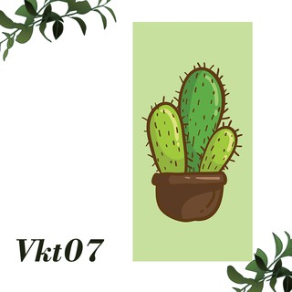 Decoration Hiasan Dinding Pajangan Rumah Dekorasi Kamar Walldecor Poster Vektor Kaktus 1 Shopee Indonesia