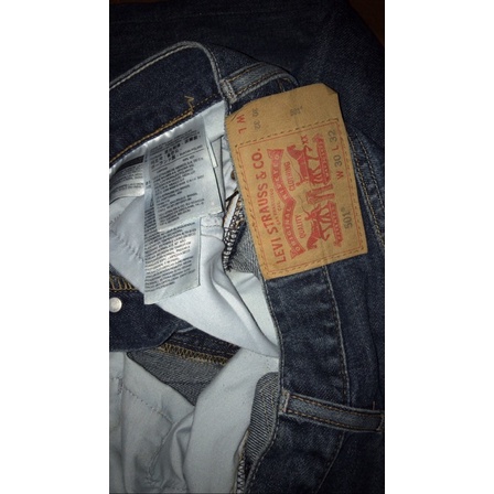 levis 501 second preloved bekas