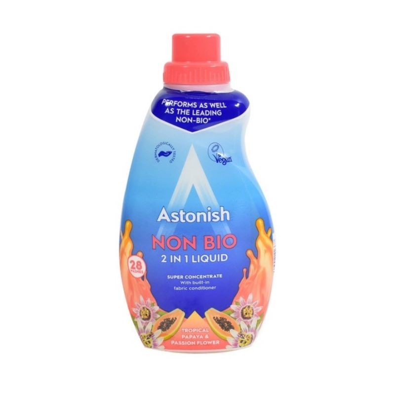

Astonish Deterjen Cair Tropical Papaya Dan Passion Flower 840 Ml