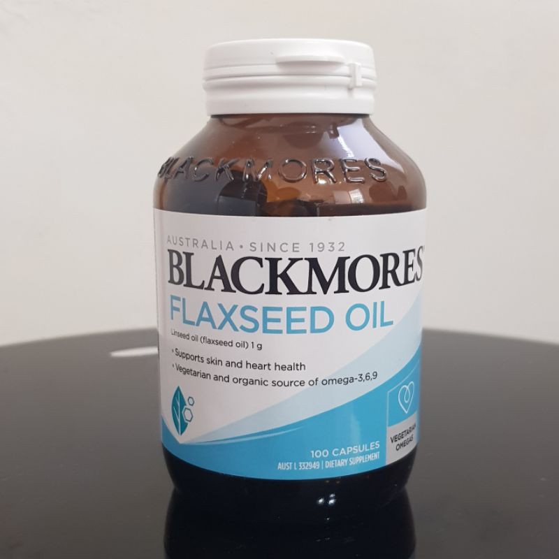 blackmores flaxseed oil omega 3 6 9 100 kapsul