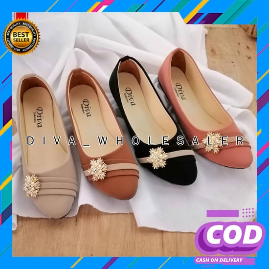 Sepatu Tapak Tahu Wanita Sepatu Hak Sepatu Hak Tahu Pasir Wanita Hak T Flat Shoes Wanita Dv 05