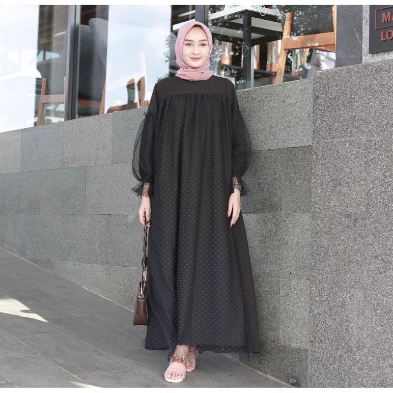 promo hanabi dress // meindy dress // organza dress // myra dress