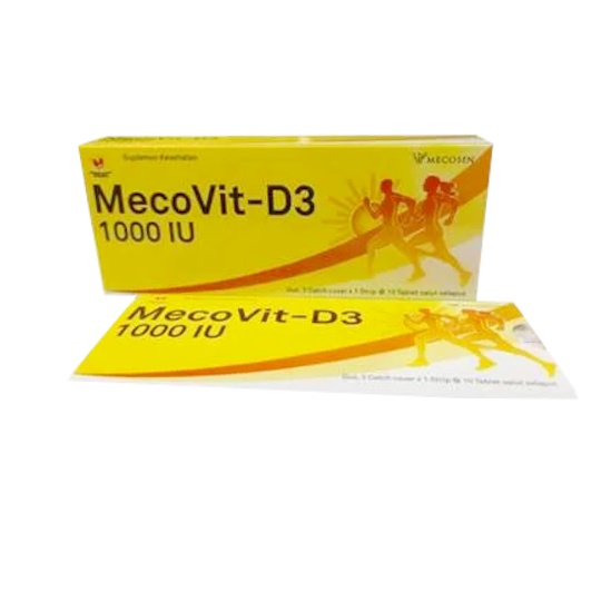 Mecovit Tablet - Vitamin D 1000 IU Vitamin D3 [Box 30 Tablet]