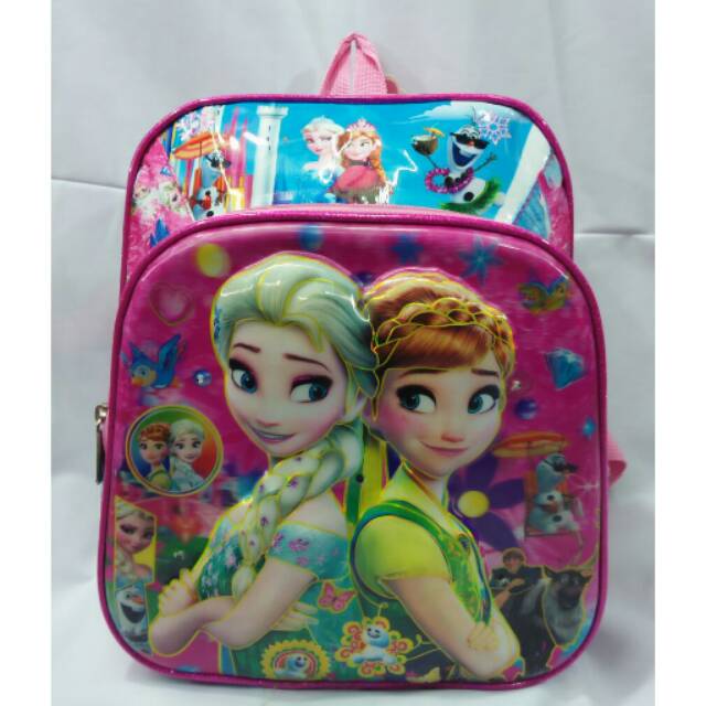 tas anak frozen lampu