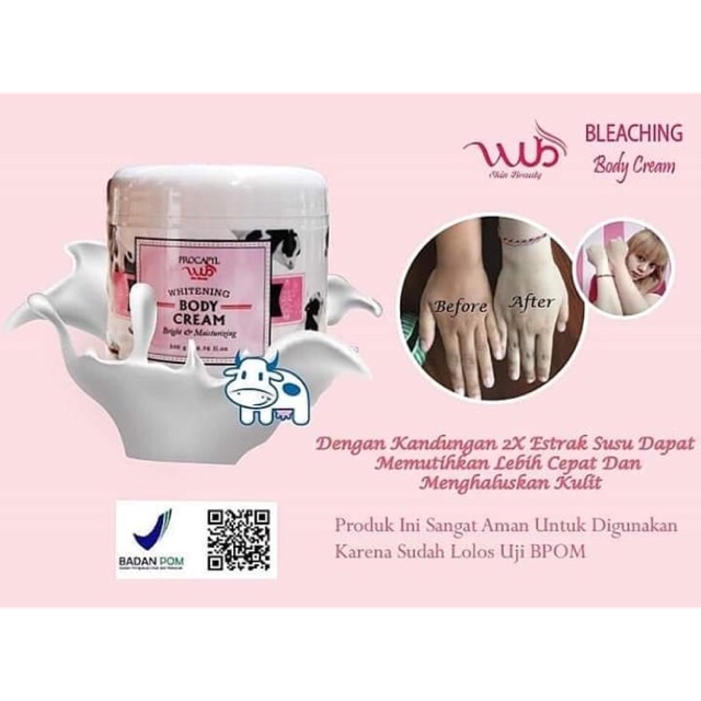 WUB Body Cream / Bleaching