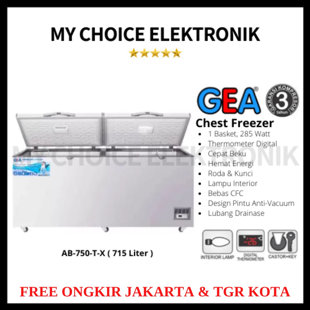 GEA Chest Freezer AB-750-TX