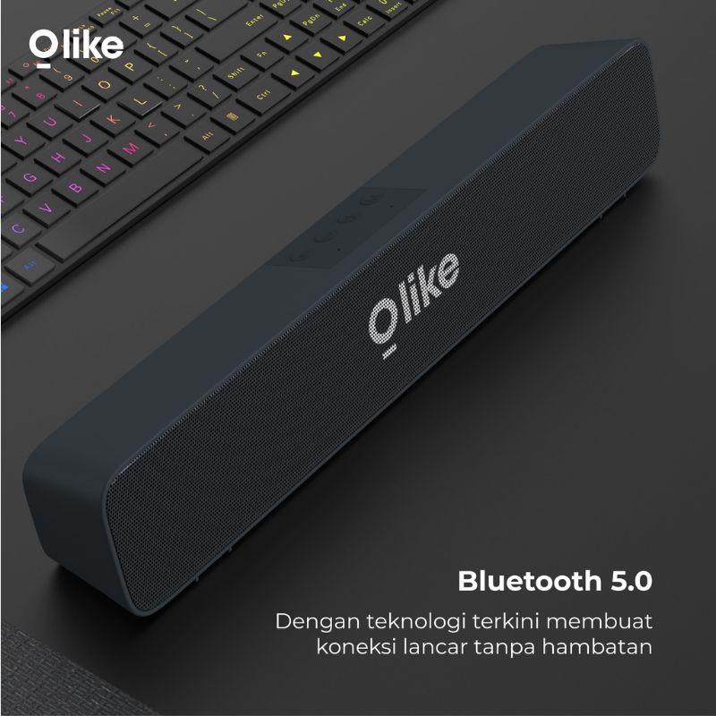 Olike OBS 300 Speaker Soundbar bluetooth 5.0 OLIKE OBS-300 OASE S3 - Bluetooth speaker OLIKE OBS-300 OASE S3 Speaker bluetooth wireless OASE S3 / OLIKE OBS- 300 Soundbar Stereo Multi Fungsi - Original