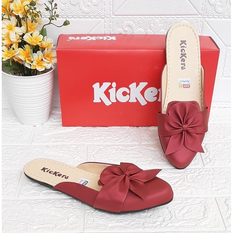 SANDAL WANITA KICKERS MODEL SLOP MIRA PITA MURAH BERKUALITAS