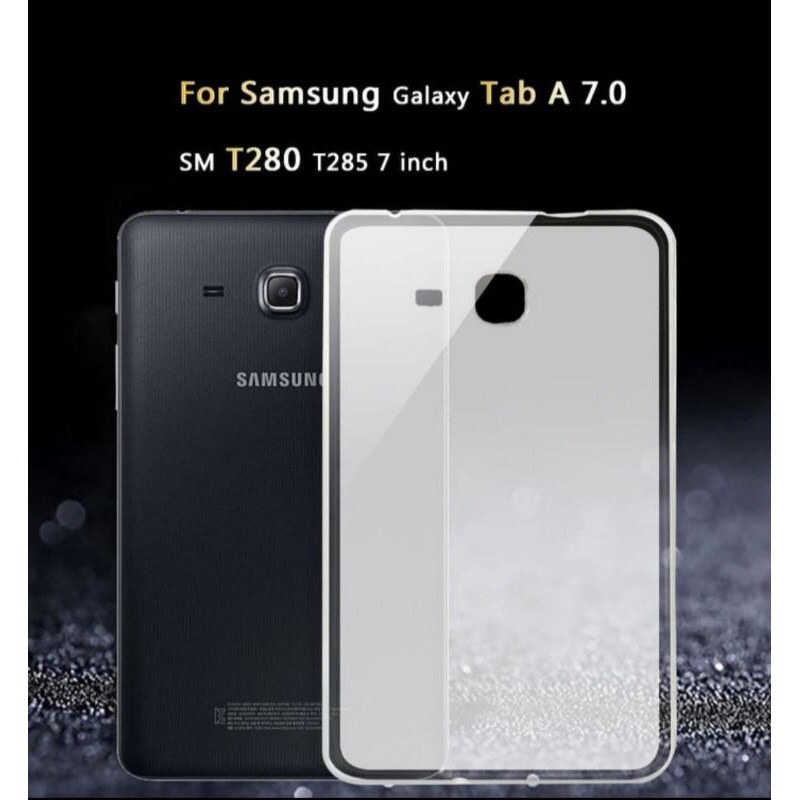 Silicone Pelidung Belakang Tablet Samsung Galaxy Tab A6 T285 T280 2016 Silicone Case putih