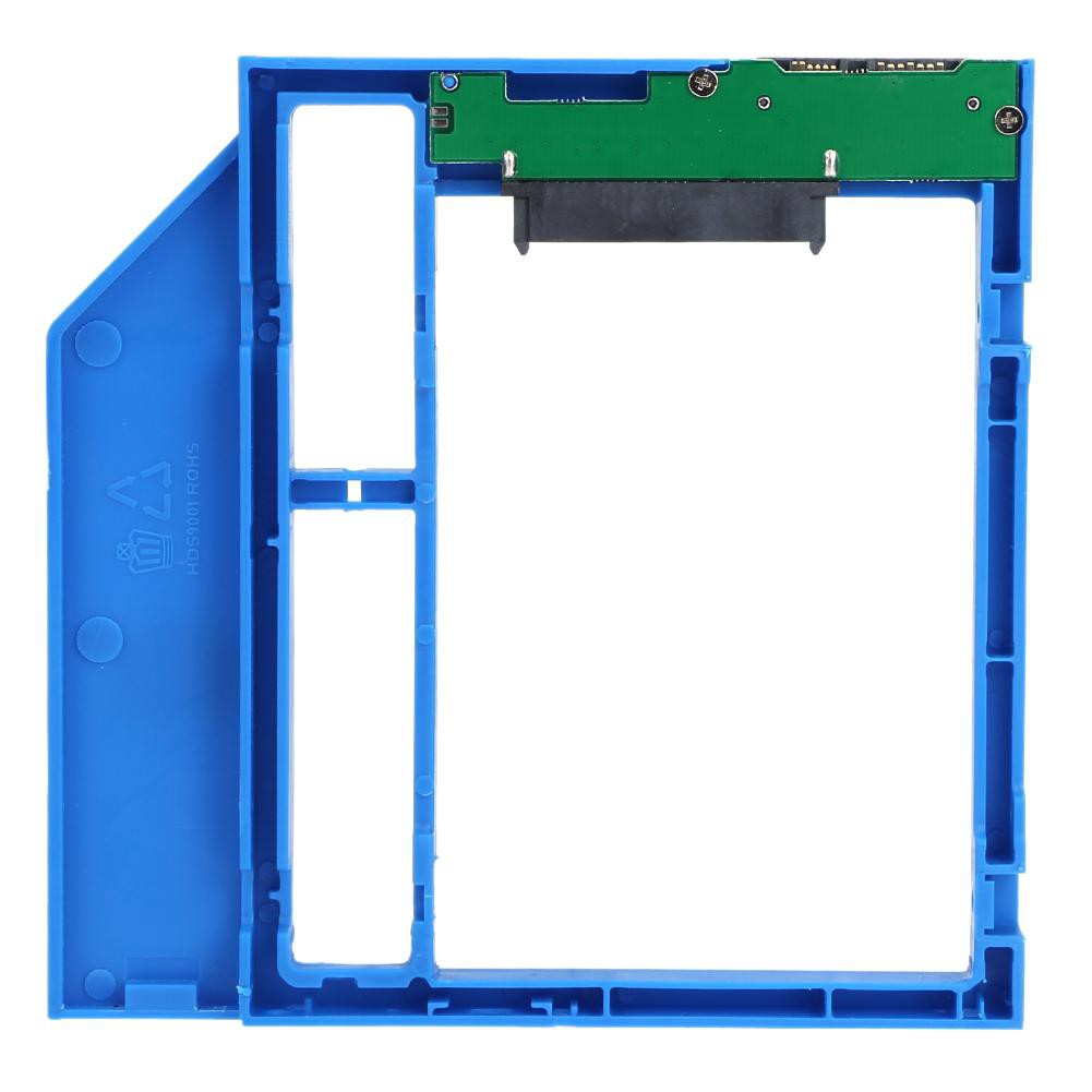 Laptop SATA3 2nd HDD Caddy Universal 9mm CD DVD Optical Bay Hard Drive Adapter To 2.5inch SATA SSD