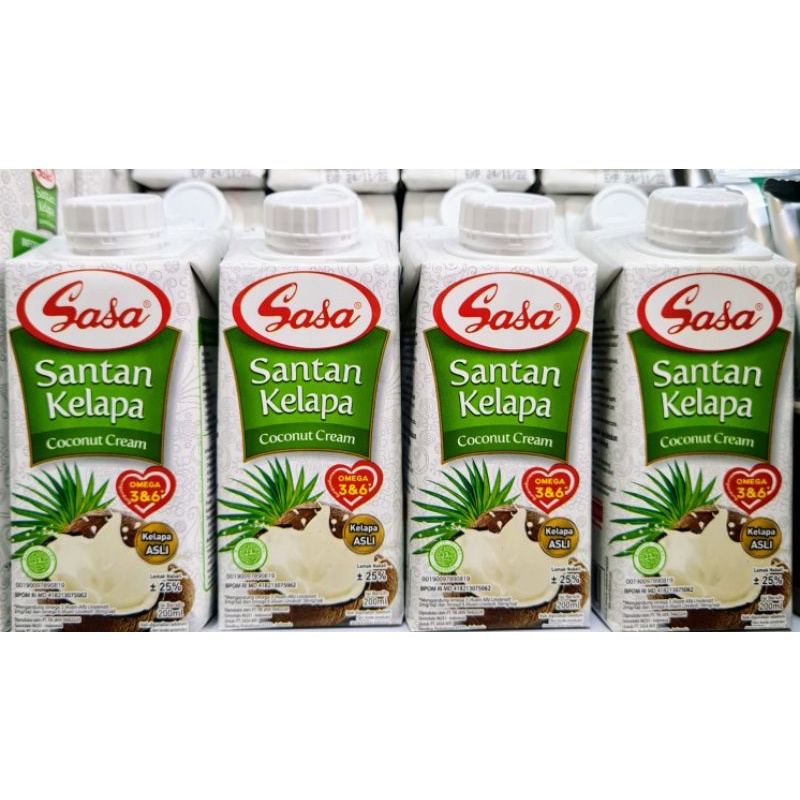 

SASA SANTAN KELAPA CAIR 200ML COCONUT CREAM