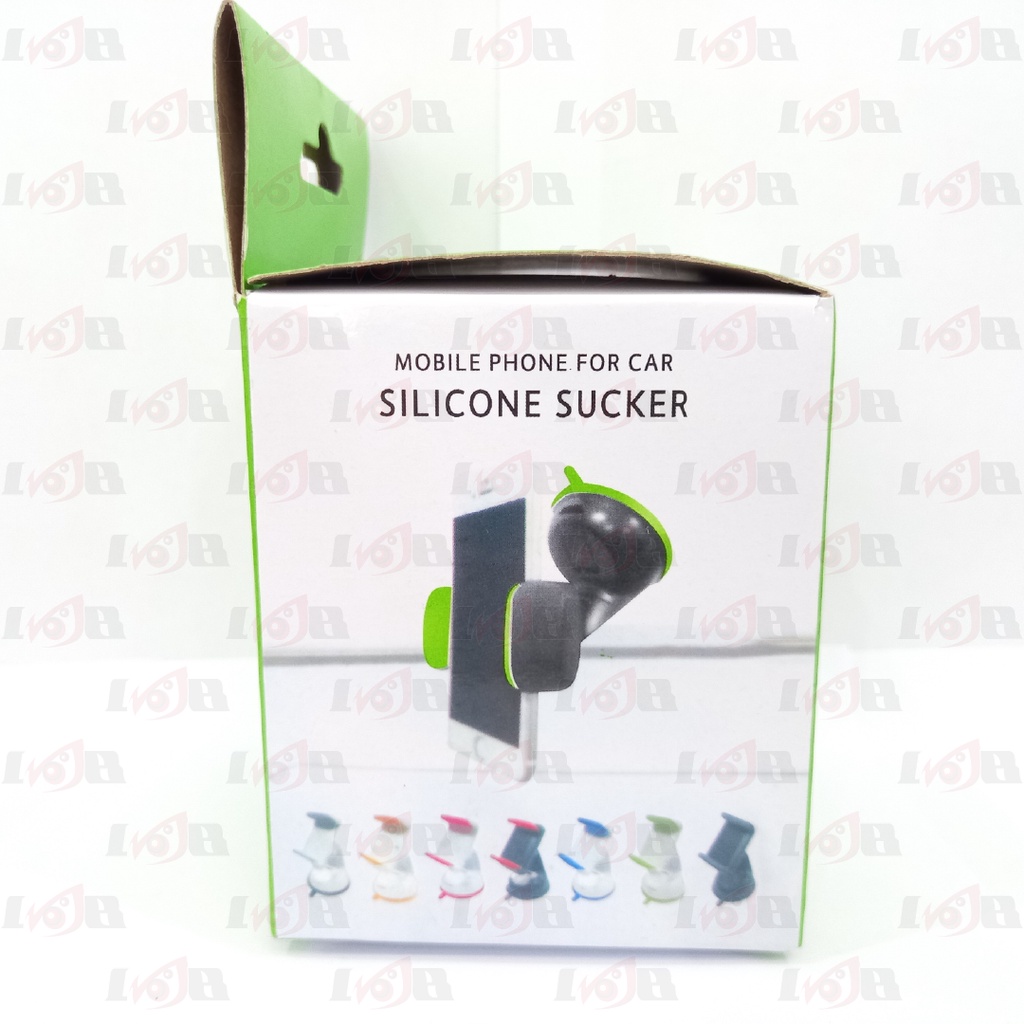 Holder HP Tempel Kaca Mobil Jepit Panjang Fleksibel Lazy Pod Phone Car