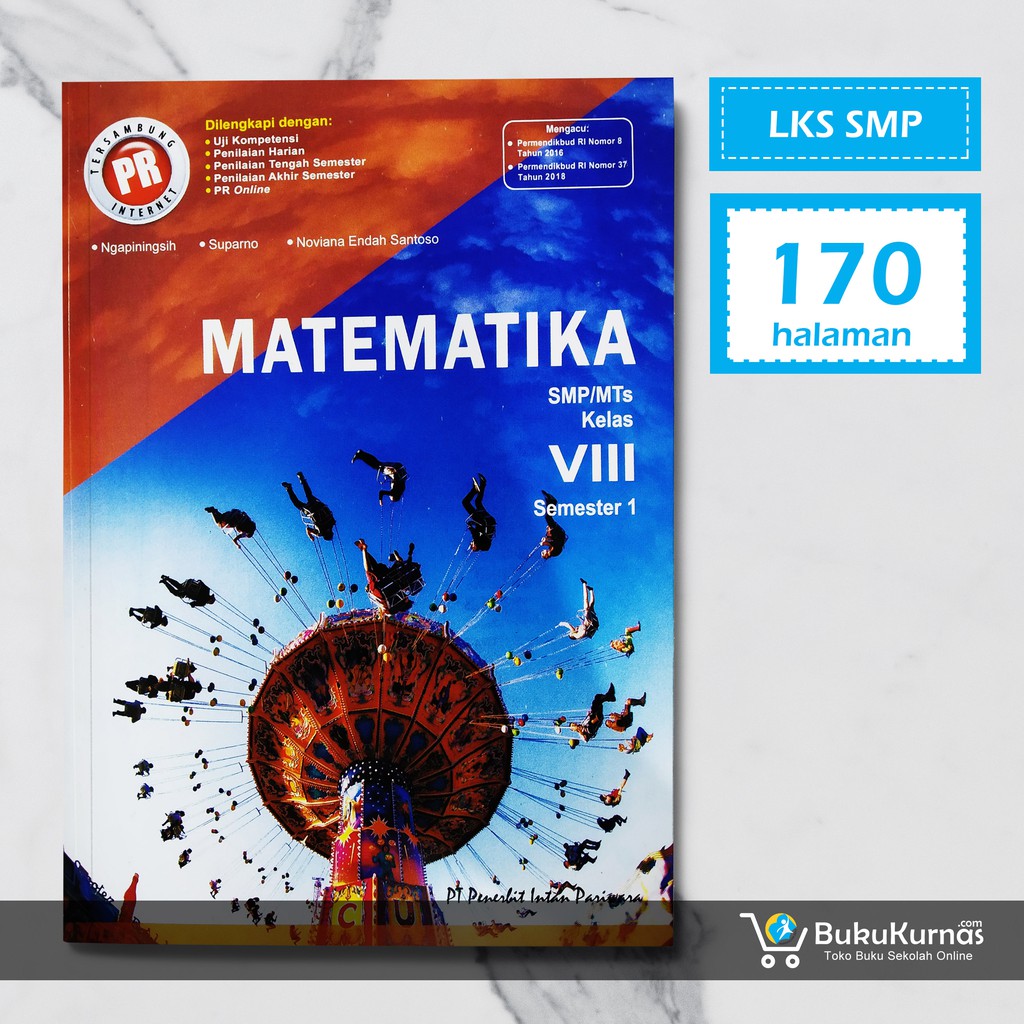 Buku Lks Matematika Smp Kelas 8 Semester 1 K13 Intan Pariwara