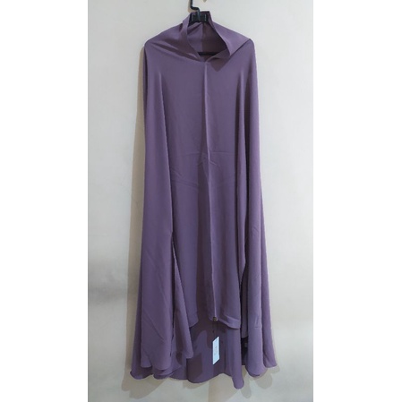 Preloved NWT Khimar Nuka soft lexus Eldeberry