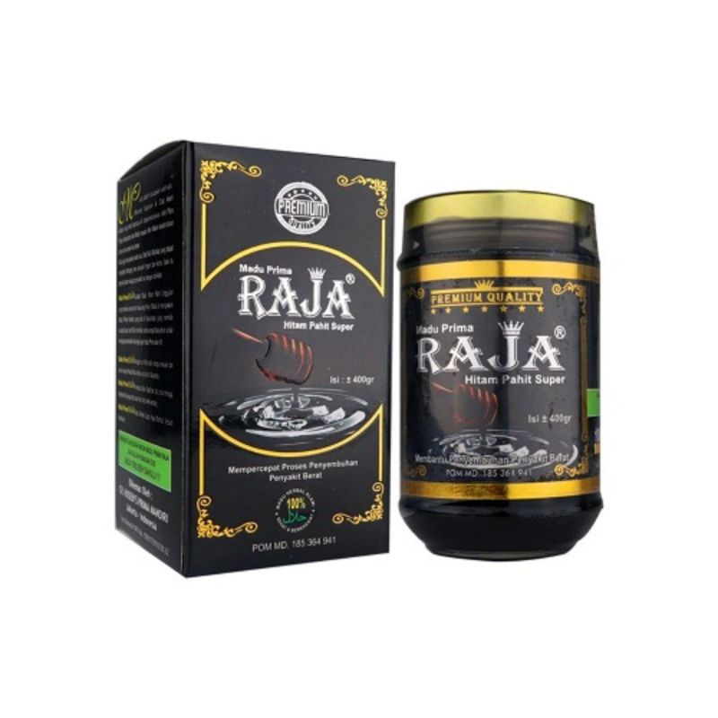 Madu Hitam Pahit  RAJA 400gr/Madu Raja Hitam Pahit Super Original 100%