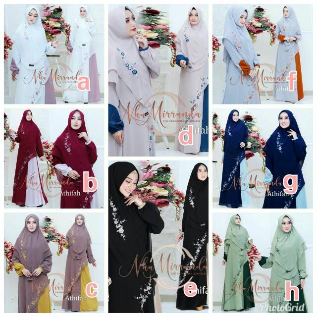 Gamis Syar'i Athifah Syar'i by Nha Miranda