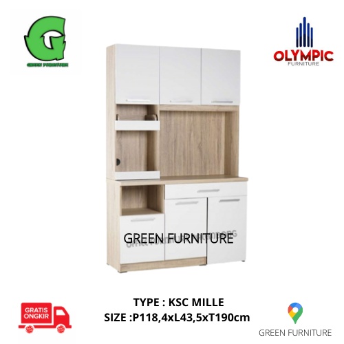 kitchen set olympic KSC MILLE lemari dapur lemari makan rak dapur