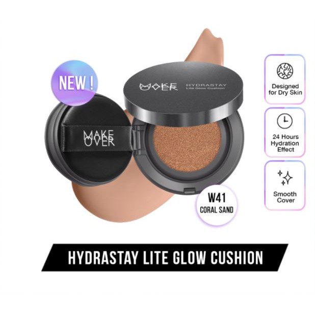 ☘️Yuri Kosmetik☘️ MAKE OVER Hydrastay Lite Cushion