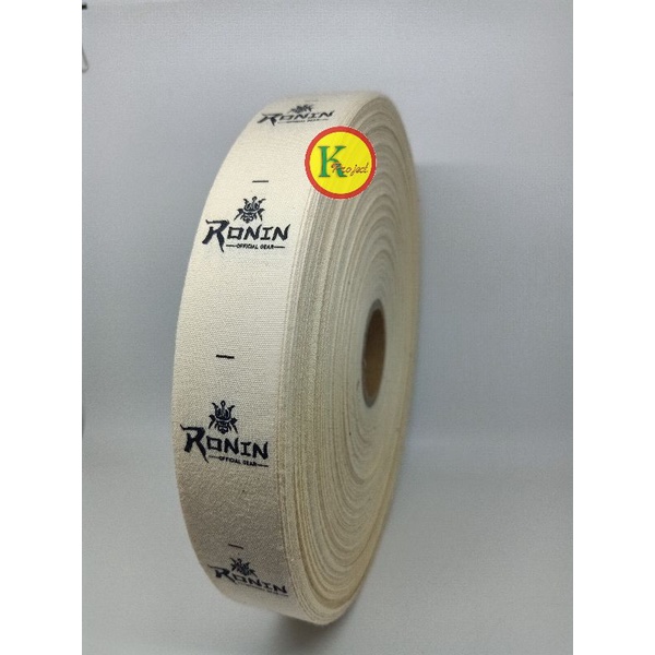 LABEL BAJU KATUN - Label Hijab - Label Pita Custom Brand 20 meter