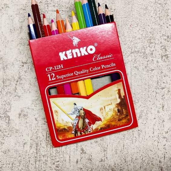 

ㅛ PENCIL WARNA / PENSIL WARNA KENKO 12 WARNA PENDEK CP12H ➟