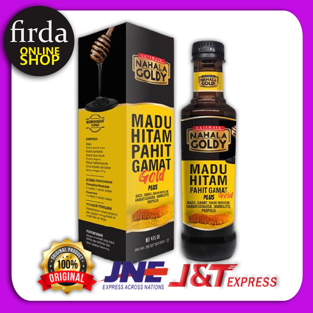 MADU PAHIT NAHALA GOLDY / MADU HITAM PAHIT GAMAT EMAS / MADU PAHIT INSULINE / NAHALA GOLDY