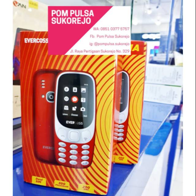 Hp Murah 100 Ribuan Dual Sim GSM Evercoss N1A