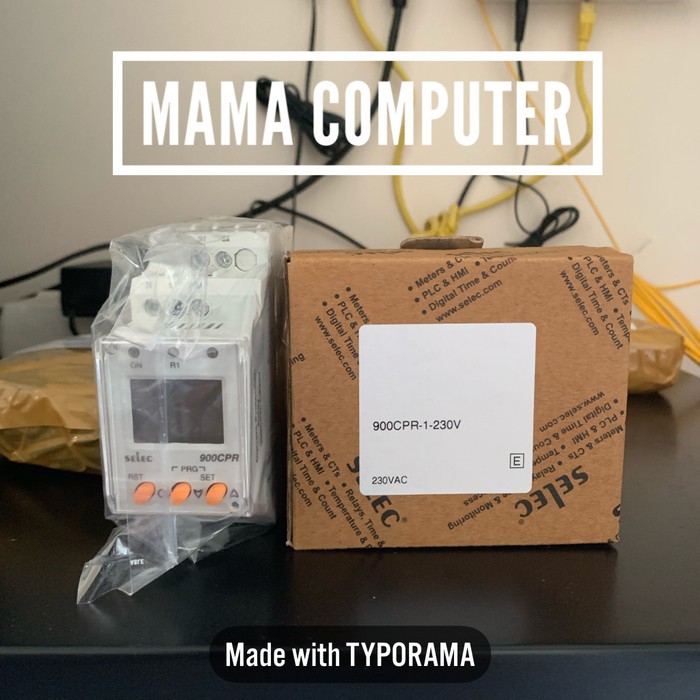 Digital Current Protection Relay 900CPR MERK SELEC