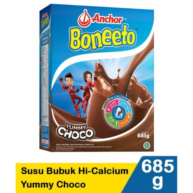 

Susu Boneeto Boneto Tinggi Calcium yummy choco 685gr