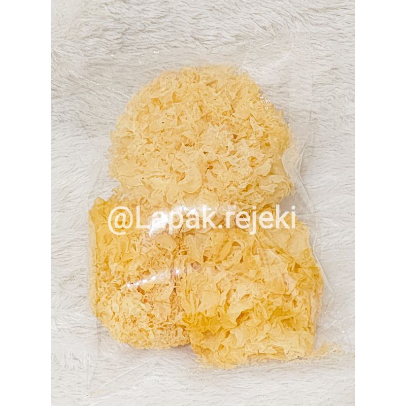 Hwayeon Jamur Kering Putih / Jamur Salju /Jamur Es / Pe Bok Ni Bai Mu Er YinEr 100 Gram
