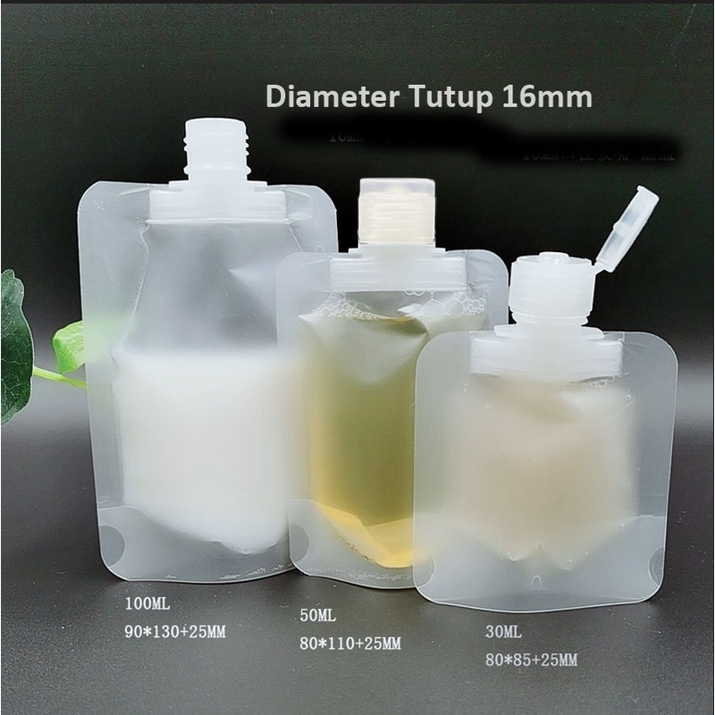 Botol Refill Tempat Sabun Travel Plastik Fliptop Flip Top Organizer Traveling Dispenser Lotion Model Lipat