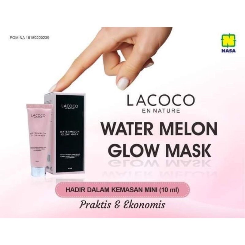 lacoco watermelon glow mask 10 ml