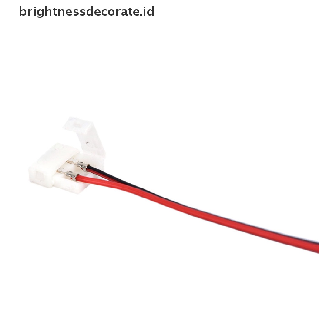 [birth] 10pcs/set  Cable 2 Pin LED Strip Connector 3528/5050 Single Color Adapter  [ID]