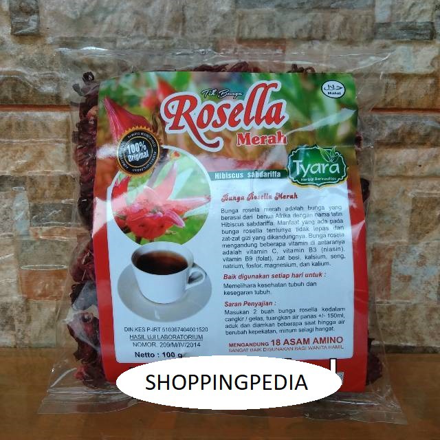 

Teh Bunga Rosella Merah Tyara 100gr