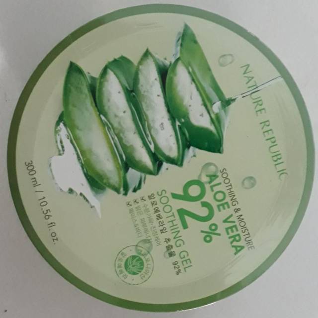BISA COD NATURE REPUBLIC Aloe Vera 92 Soothing Gel - 300ml ORIGINAL KOREA Realpic