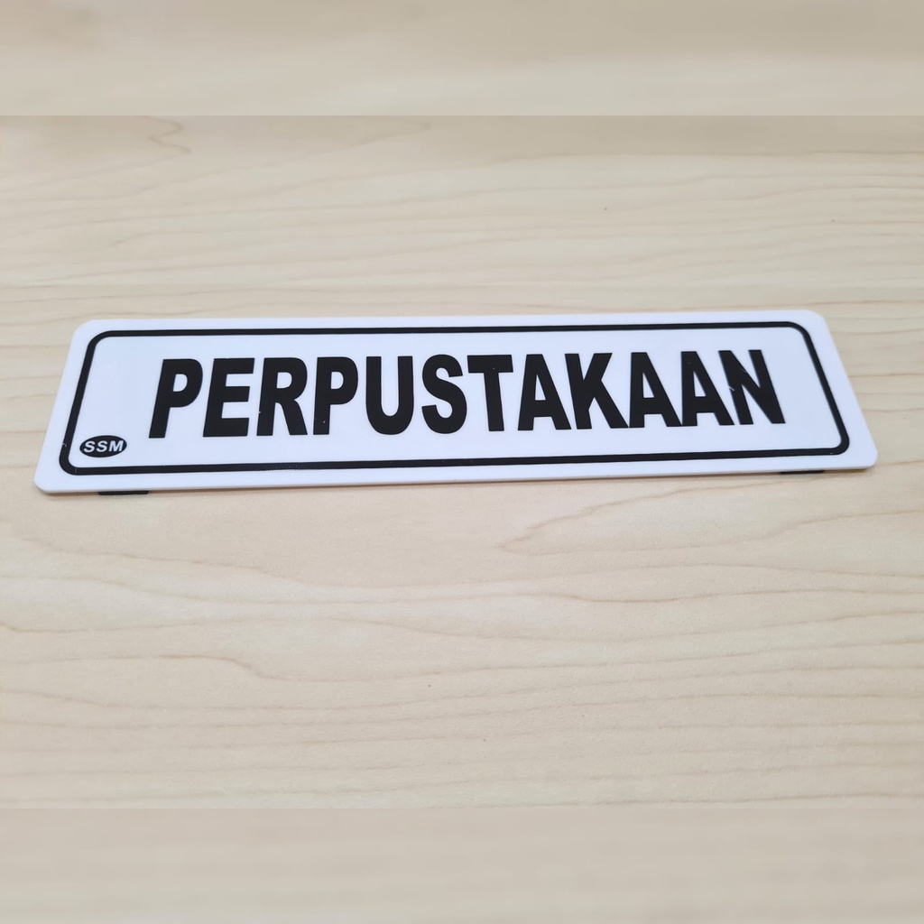 

Sign Board Akrilik KECIL PERPUSTAKAAN