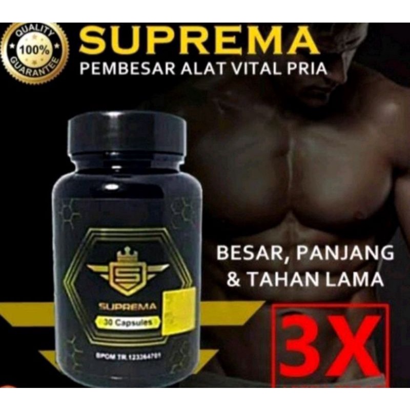 Suprema Kapsul Bpom Obat Pembesar Kelamin Pria Obat Kuat Pria Obat Kuat Oles Sex Tahan Lama Obat Pem