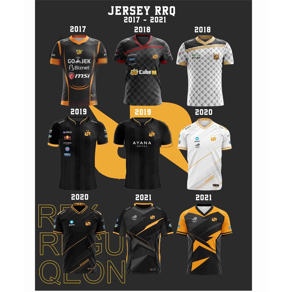 Jersey Rrq Hoshi Sena Cod Baju Kaos Gaming 2021 2020 2019 2018 2017 New Terbaru