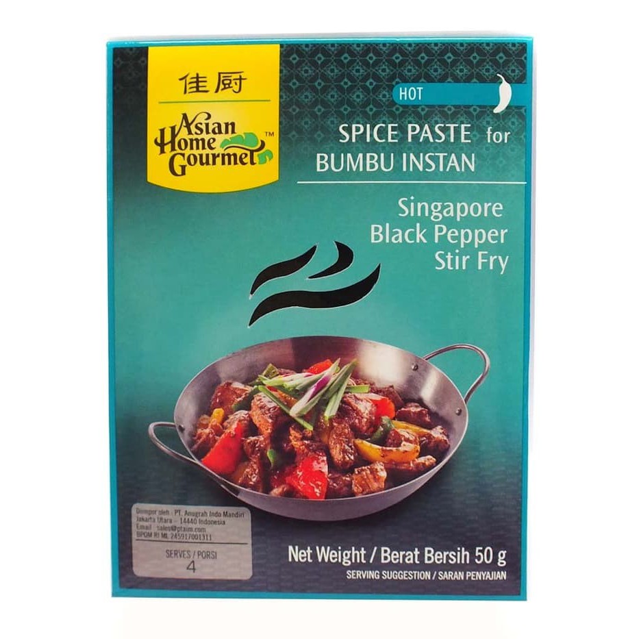 

AHG Singapore BlackPepper Stir Fry [50 gr]